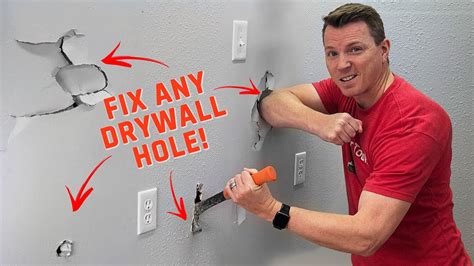 patching outlet hole in drywall